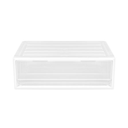 กล่องลิ้นชัก 1 ช่อง STACKO CK-11 19.5x27.5x9.5 ซม. สีขาว_2