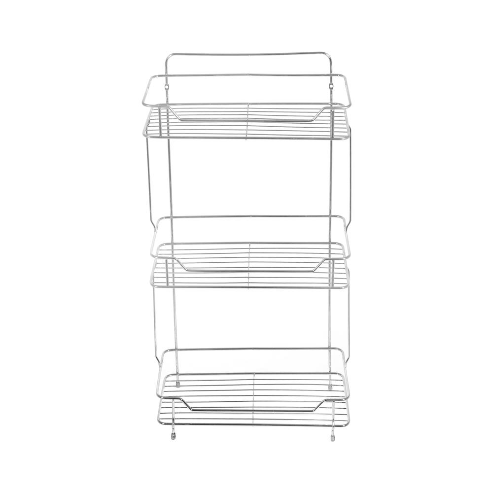 ชั้นวางของโครเมียม 3 ชั้น เปิดหน้า ME LIVING CROMO 32x15.5x61.5 ซม.