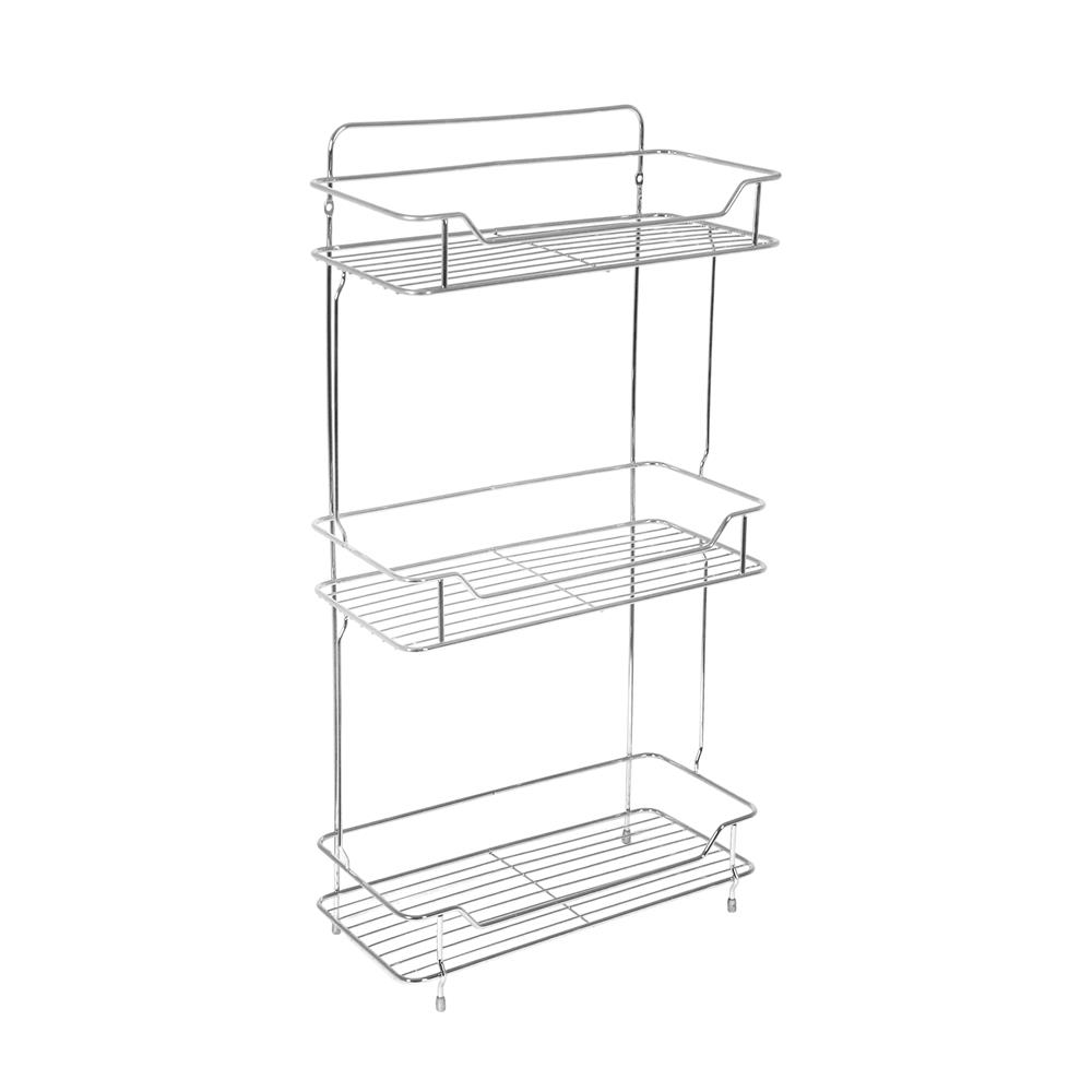 ชั้นวางของโครเมียม 3 ชั้น เปิดหน้า ME LIVING CROMO 32x15.5x61.5 ซม.