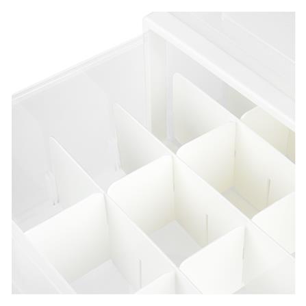 กล่องลิ้นชัก 1 ช่อง STACKO CK-31 26x33x13.5 ซม. สีขาว_4