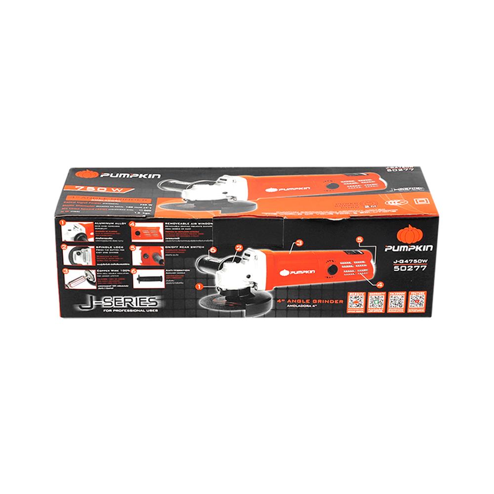 เครื่องเจียร PUMPKIN J-G4750W 4 นิ้ว 750 วัตต์