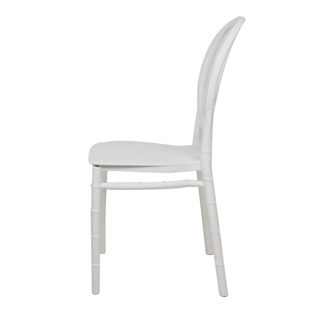 เก้าอี้พลาสติก SPRING MIA สีขาว