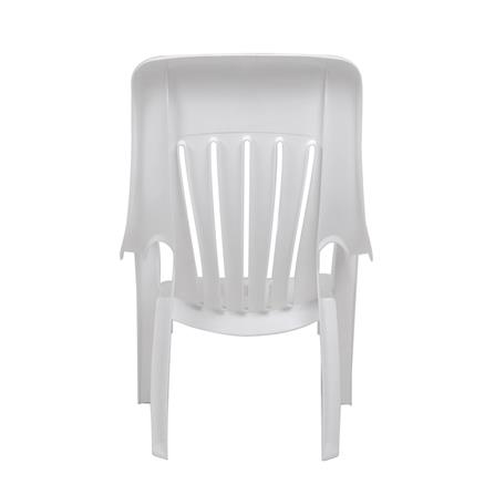 เก้าอี้พลาสติกเอนนอน SPRING V140 สีขาว_3