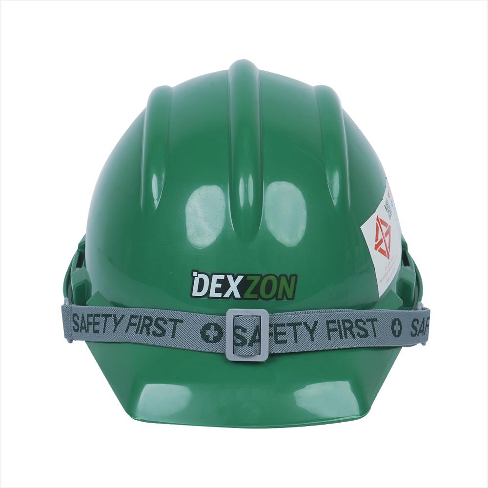 หมวกนิรภัย HDPE มาตรฐานมอก. DEXZON 2332 สีเขียว