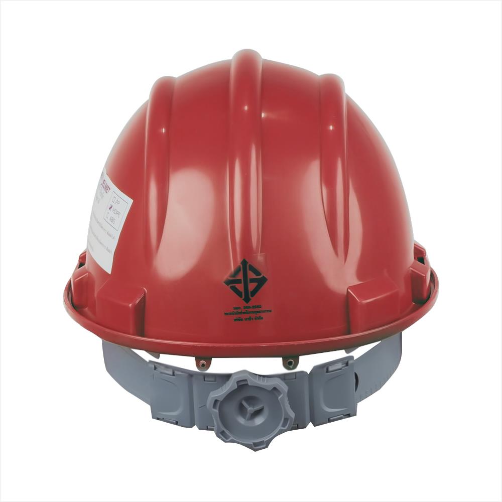 หมวกนิรภัย HDPE มาตรฐานมอก. DEXZON 2332 สีแดง