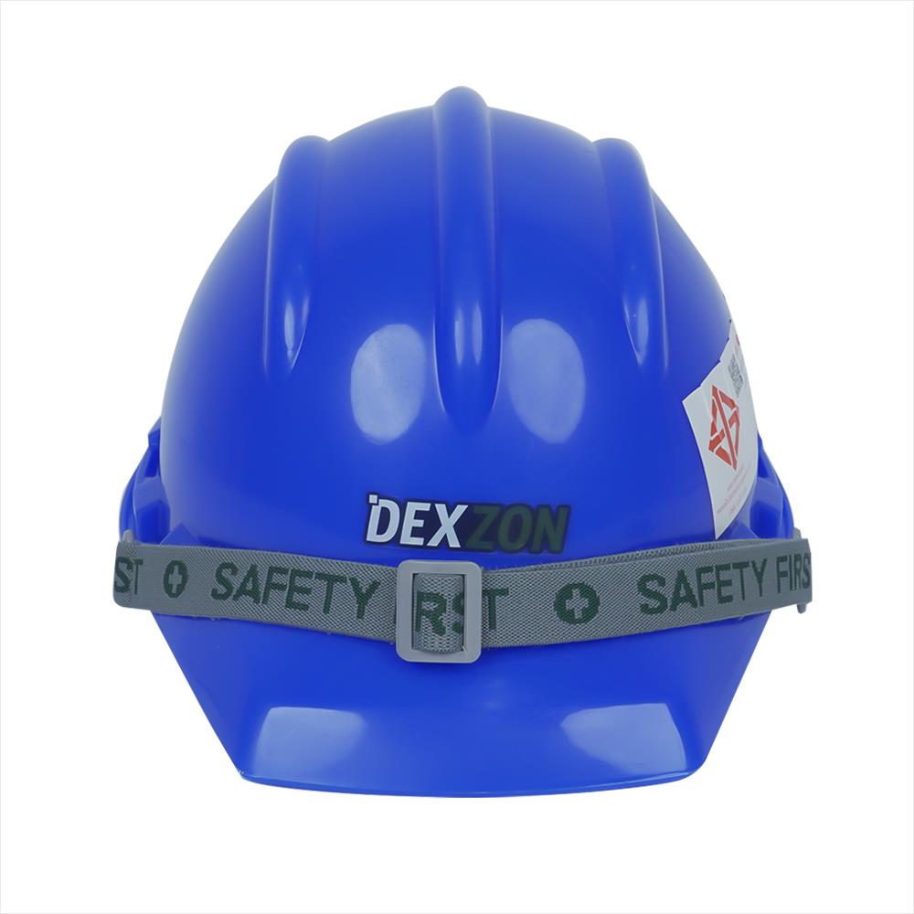 หมวกนิรภัย HDPE มาตรฐานมอก. DEXZON 2332 สีน้ำเงิน