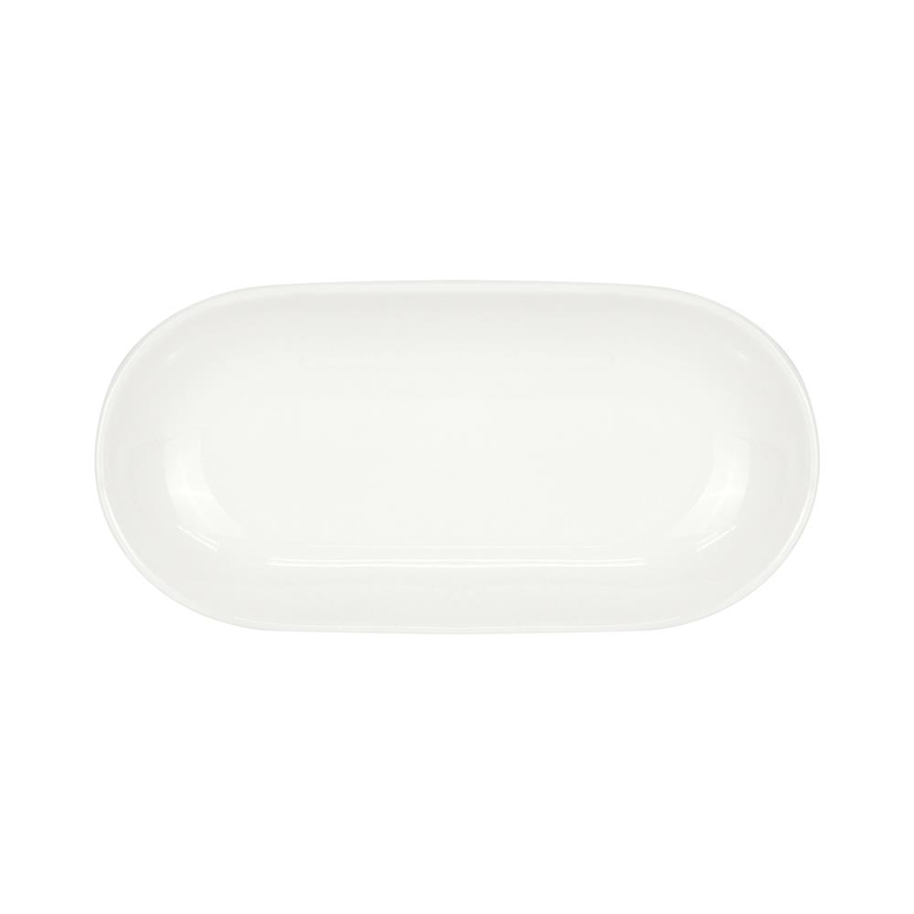 จานเหลี่ยม PORCELAIN KECH SNOW 3x6 นิ้ว