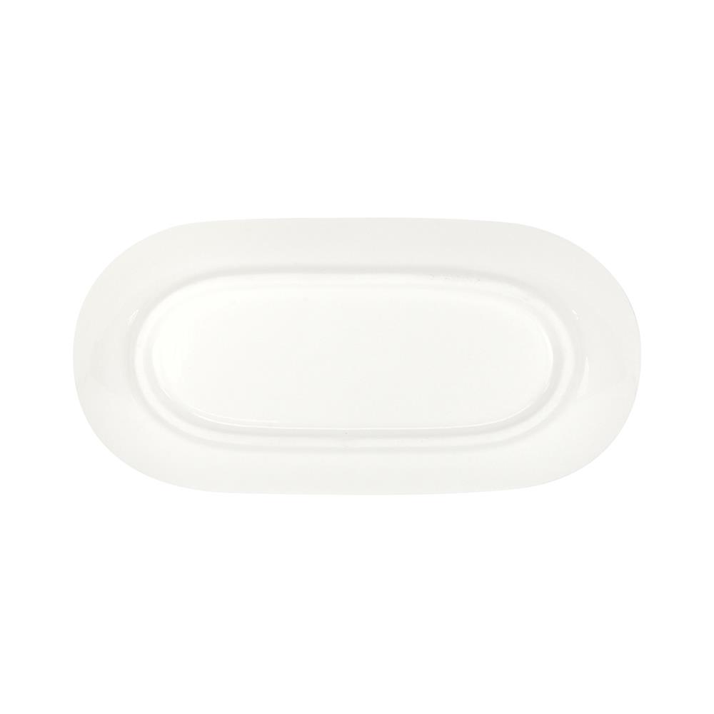 จานเหลี่ยม PORCELAIN KECH SNOW 3x6 นิ้ว