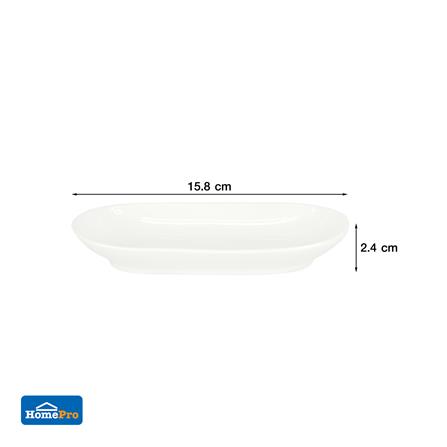 จานเหลี่ยม PORCELAIN KECH SNOW 3x6 นิ้ว_5
