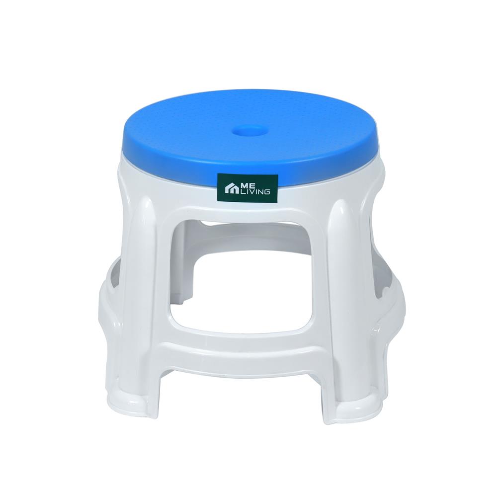 เก้าอี้พลาสติก ME LIVING BEST CHAIR S สีฟ้า/ขาว