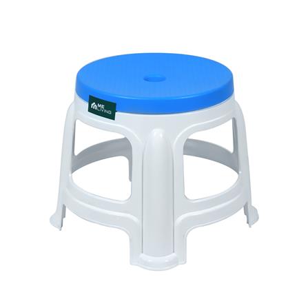 เก้าอี้พลาสติก ME LIVING BEST CHAIR S สีฟ้า/ขาว_0