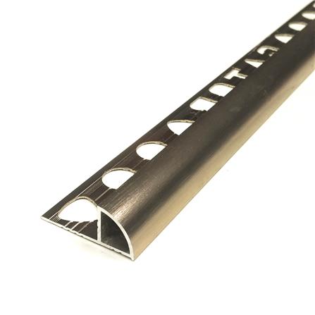 คิ้วอะลูมิเนียมมุมโค้ง เกเตอร์ 12 มม. 2.1 ม. สีทองแดงปัดลาย_0