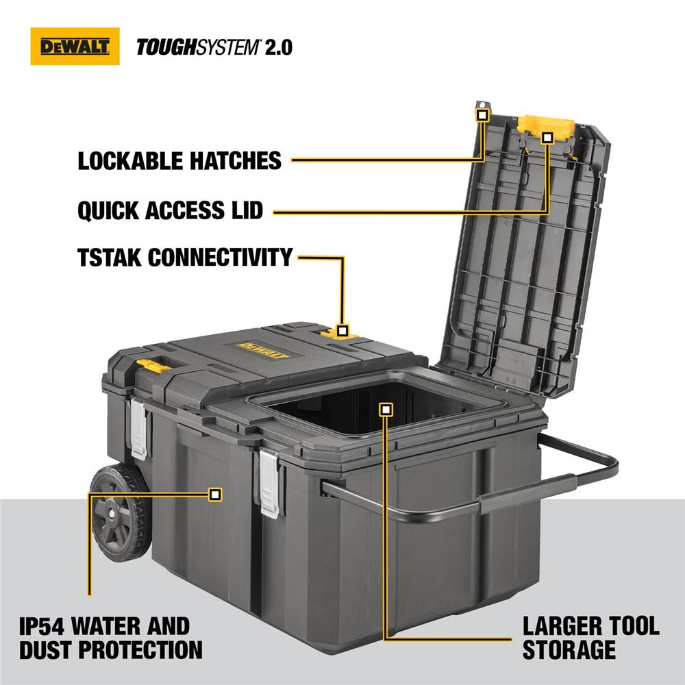 กล่องเครื่องมือรถเข็น DEWALT DWST17871-1 24 นิ้ว
