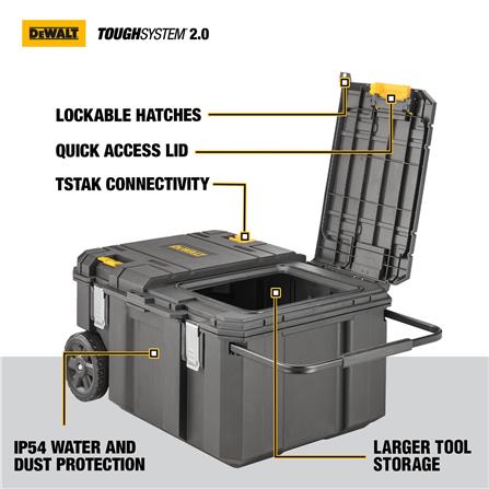 กล่องเครื่องมือรถเข็น DEWALT DWST17871-1 24 นิ้ว_12