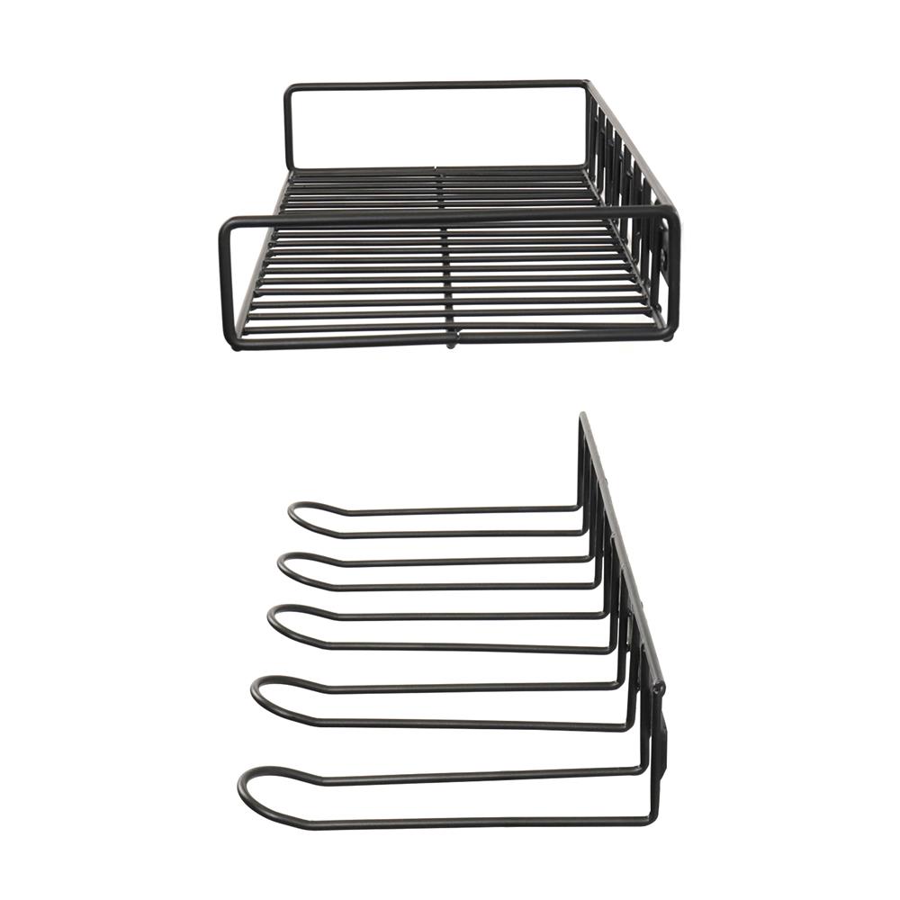 ชั้นวางสว่านไฟฟ้าแบบติดผนัง MATALL สีดำ 2 ชั้น