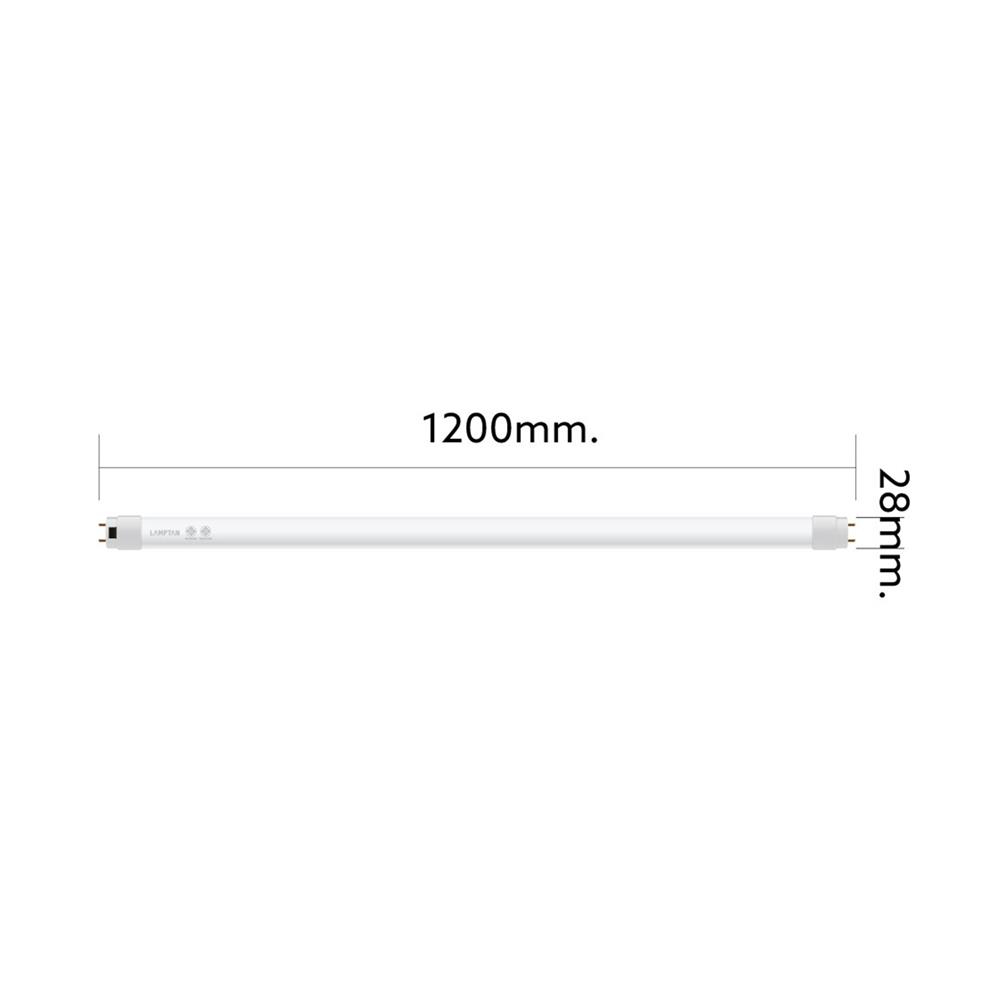 หลอด LED LAMPTAN T8 TUBE COLOUR SWITCH GOLD DE 20 วัตต์ DAYLIGHT/COOL WHITE /WARM WHITE G13