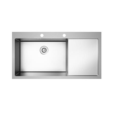 ซิงค์ฝัง 1 หลุม 1 ที่พัก HAFELE MARIA 495.39.611 สีเงิน_0