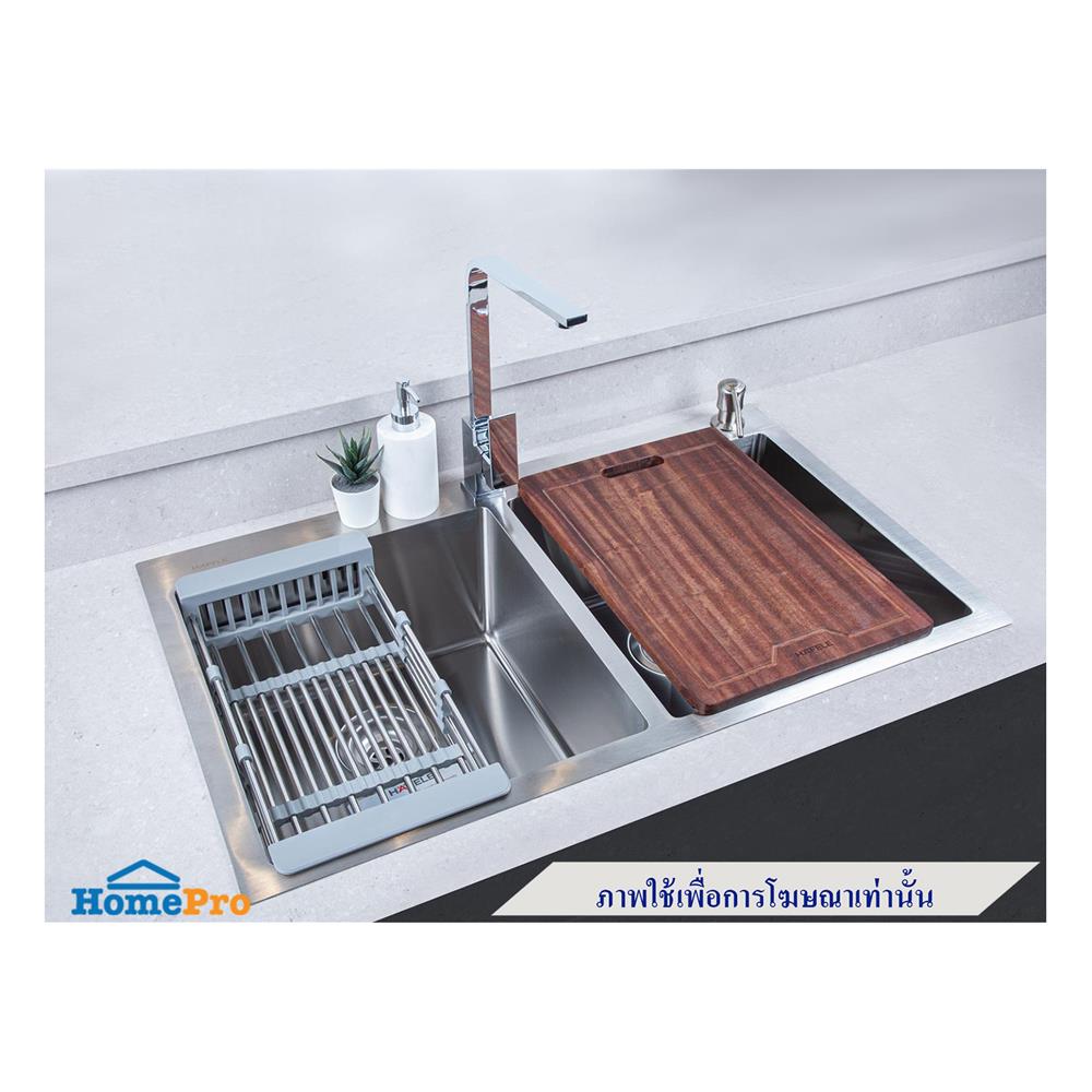 ซิงค์ฝัง 2 หลุม HAFELE MARIA 495.39.613 สีเงิน
