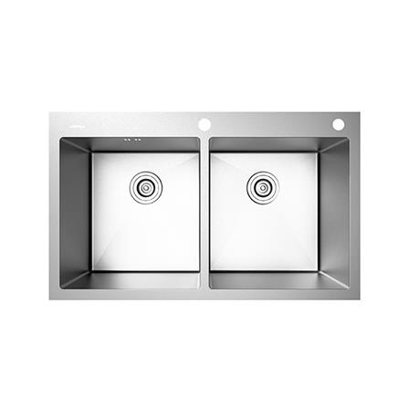 ซิงค์ฝัง 2 หลุม HAFELE MARIA 495.39.613 สีเงิน