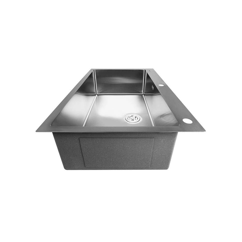 ซิงค์ฝัง 1 หลุม HAFELE MARIA 495.39.610 สีเงิน