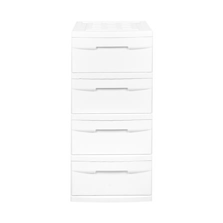 ตู้ลิ้นชัก 4 ชั้น STACKO SNOWY 45x40x84 ซม. สีขาว_2