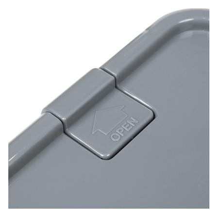 กล่องฝาล็อกหูหิ้ว 6 ลิตร STACKO 19.6x28.2x18.1 ซม. สีเทา_3