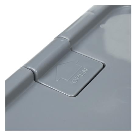 กล่องฝาล็อกหูหิ้ว 14 ลิตร STACKO 25x37.9x22.1 ซม. สีเทา_4