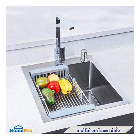 ซิงค์ฝัง 1 หลุม HAFELE MARIA 495.39.608 สีเงิน_2