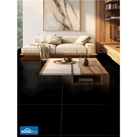 กระเบื้องพื้นพอร์ซเลน 60x120 ซม. TARA ซุปเปอร์ แบล็ค ดำ A 1.44 ตร.ม._1