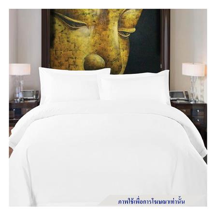 ผ้าปูที่นอน 5 ฟุต SWENY HOTEL PLAIN 250T สีขาว