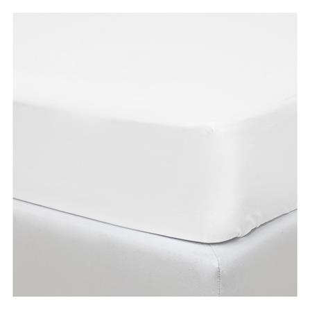 ผ้าปูที่นอน 5 ฟุต SWENY HOTEL PLAIN 250T สีขาว_2