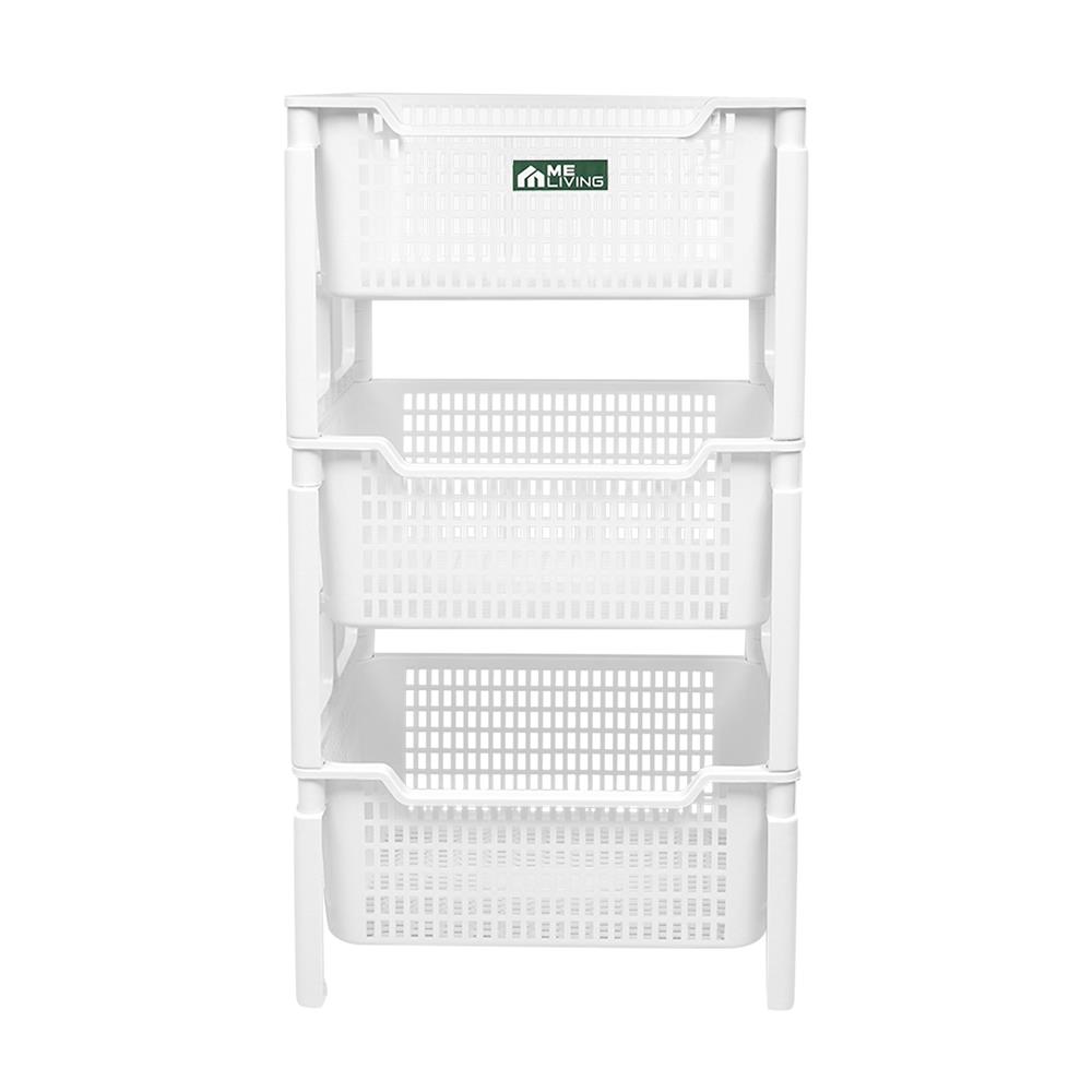 ชั้นวางของ 3 ชั้น ME LIVING SNOWY 41x51x91 ซม. สีขาว