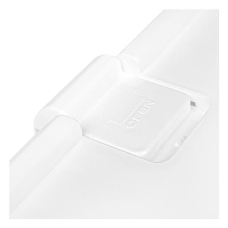 กล่องฝาล็อกหูหิ้ว 6 ลิตร STACKO 19.6x28.2x18.1 ซม. สีขาว_2