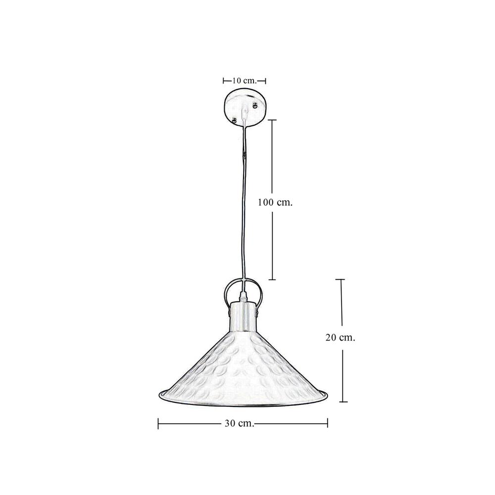 ไฟช่อ HATASHI HT-51838 สีดำ/ทอง 1 หัว