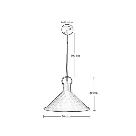 ไฟช่อ HATASHI HT-51838 สีดำ/ทอง 1 หัว_2