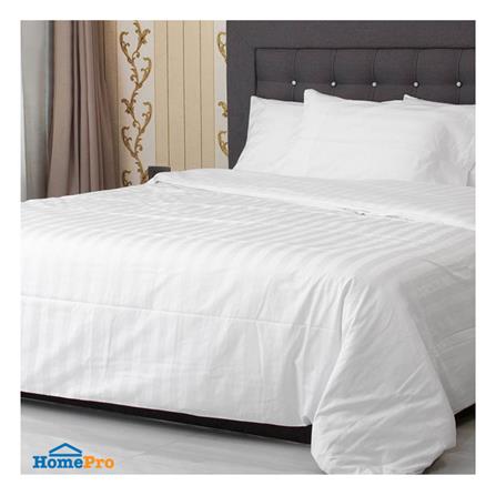 ปลอกผ้านวม SWENY HOTEL STRIPE 250T 70X90 นิ้ว สีขาว_3