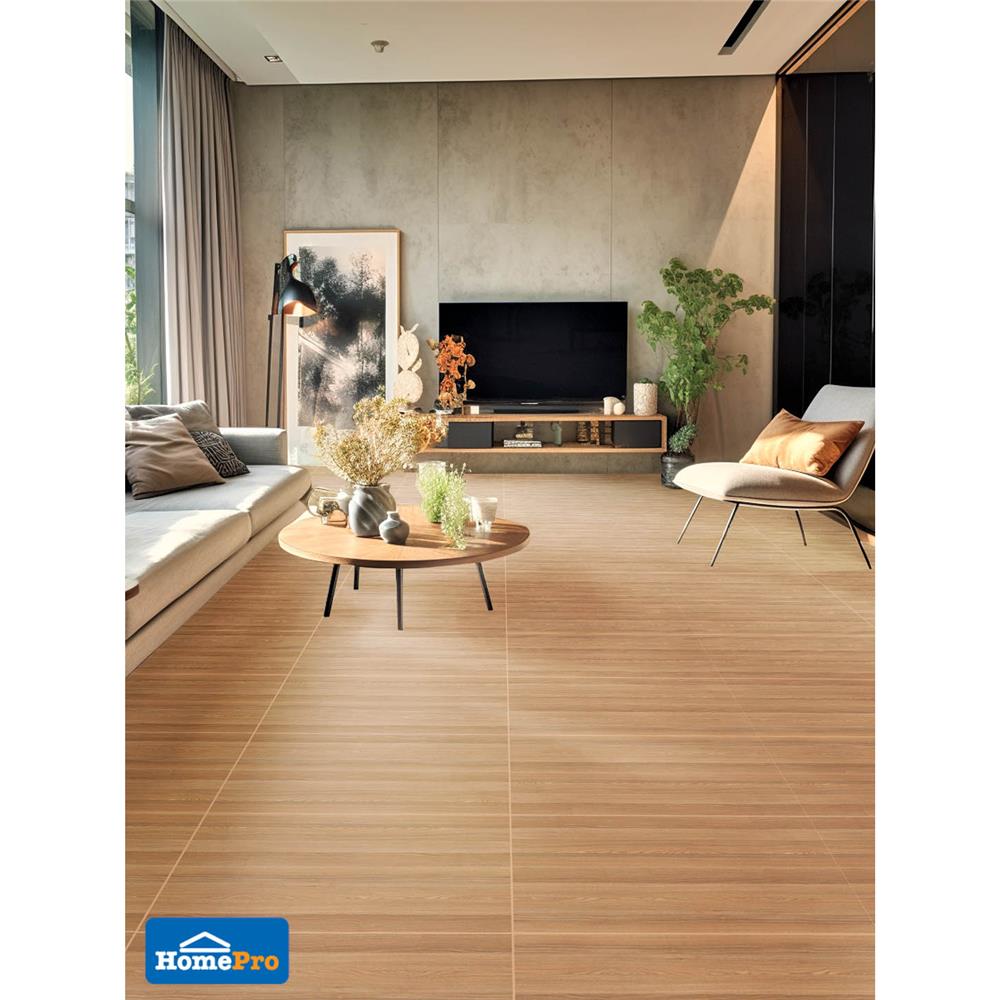 กระเบื้องพื้น 12x24 นิ้ว TARA ฮาเวน น้ำตาล PM 1.44 ตร.ม.