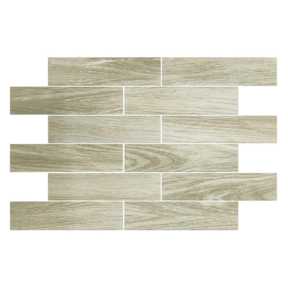 โมเสคพอร์ซเลน 29x39.6 ซม. TARA เบิร์ช เบจ