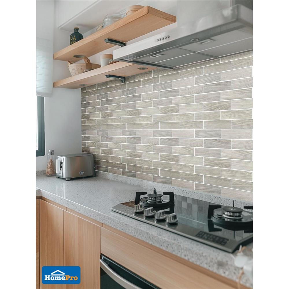 โมเสคพอร์ซเลน 29x39.6 ซม. TARA เบิร์ช เบจ