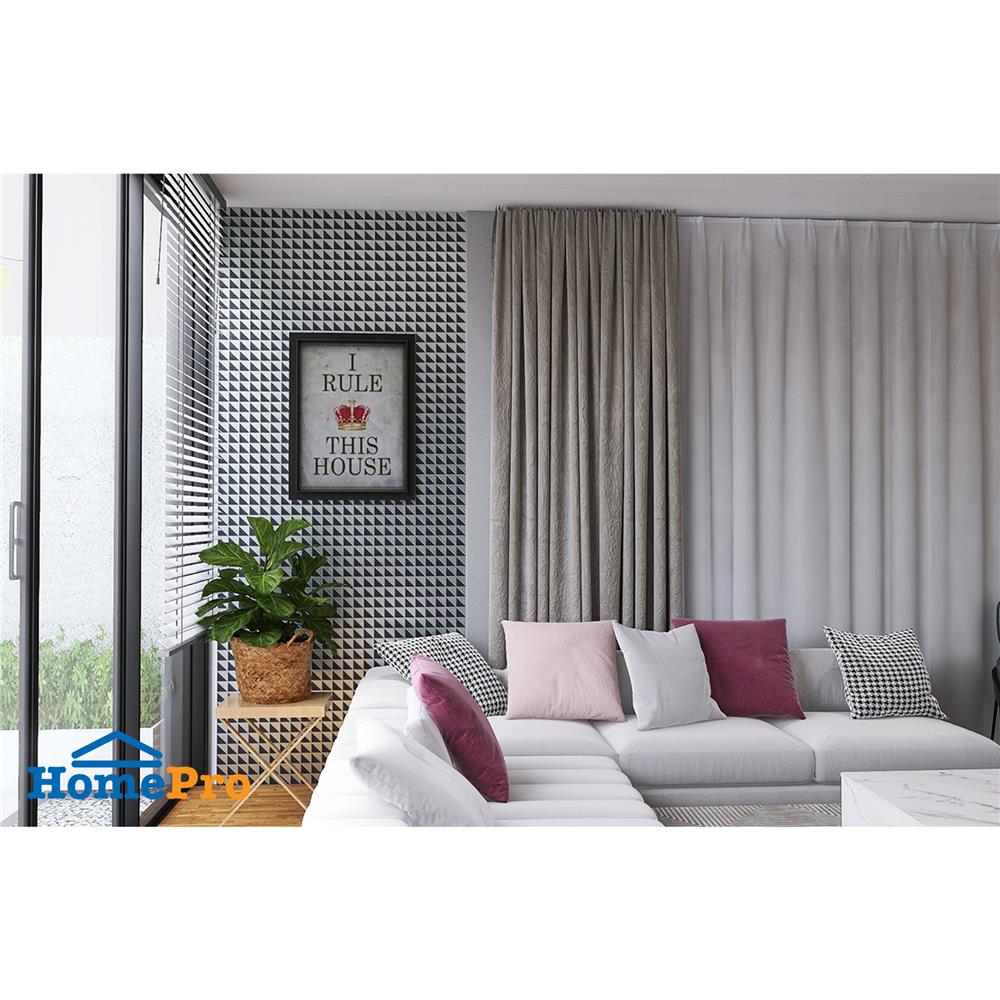 โมเสคพอร์ซเลน 30.85x30.85 ซม. TARA ฮาล์ฟ แบล็ค