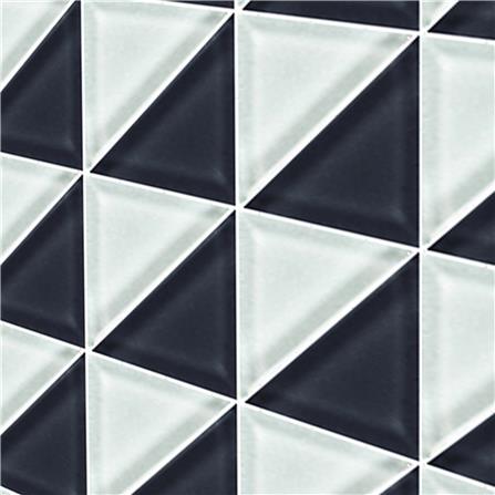 โมเสคพอร์ซเลน 30.85x30.85 ซม. TARA ฮาล์ฟ แบล็ค_1