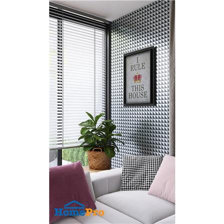 โมเสคพอร์ซเลน 30.85x30.85 ซม. TARA ฮาล์ฟ แบล็ค_6