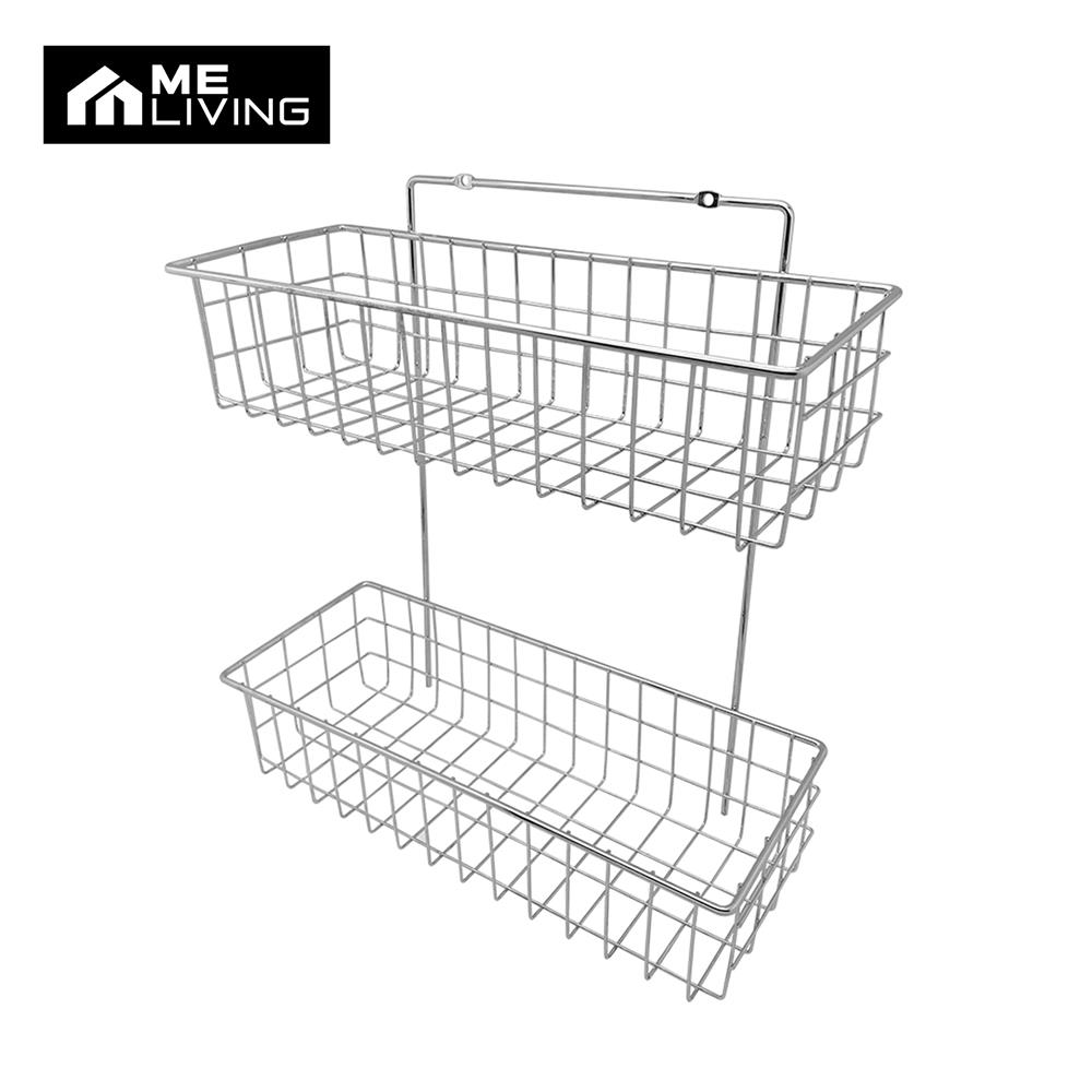 ชั้นตะกร้าแขวน 2 ชั้น ME LIVING CROMO 31x12x32.5 ซม.