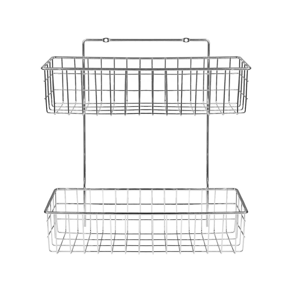 ชั้นตะกร้าแขวน 2 ชั้น ME LIVING CROMO 31x12x32.5 ซม.