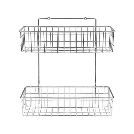 ชั้นตะกร้าแขวน 2 ชั้น ME LIVING CROMO 31x12x32.5 ซม._1