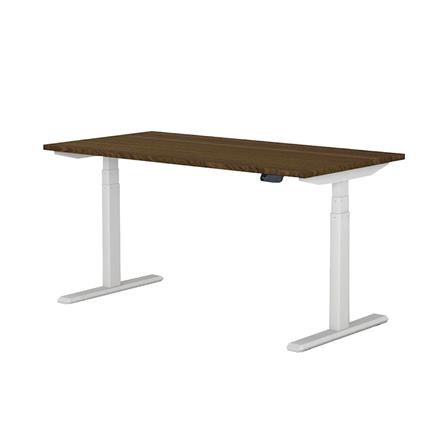 โต๊ะปรับระดับไฟฟ้า WORKSCAPE WDH-00010 150 ซม. สีอเมริกาโน่/ขาว