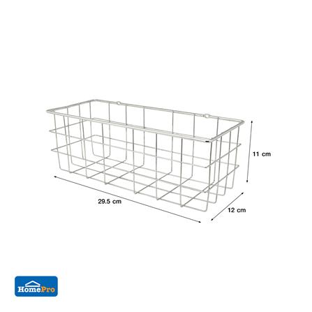 ตะกร้าใส่อุปกรณ์ครัวโครเมียม ME LIVING CROMO 12x29.5x11 ซม._5