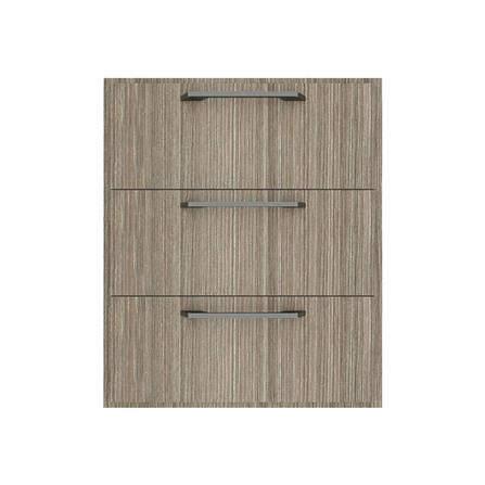 ตู้ลิ้นชัก 3 ชั้น WPC PARAZZO ENZO 50x60 ซม. มือจับสีดำ สีเอ็มไพรโอ๊ก_0