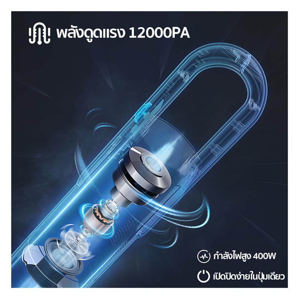 เครื่องดูดฝุ่นแบบด้าม SIMPLUS XCQH002WH00 สีขาว