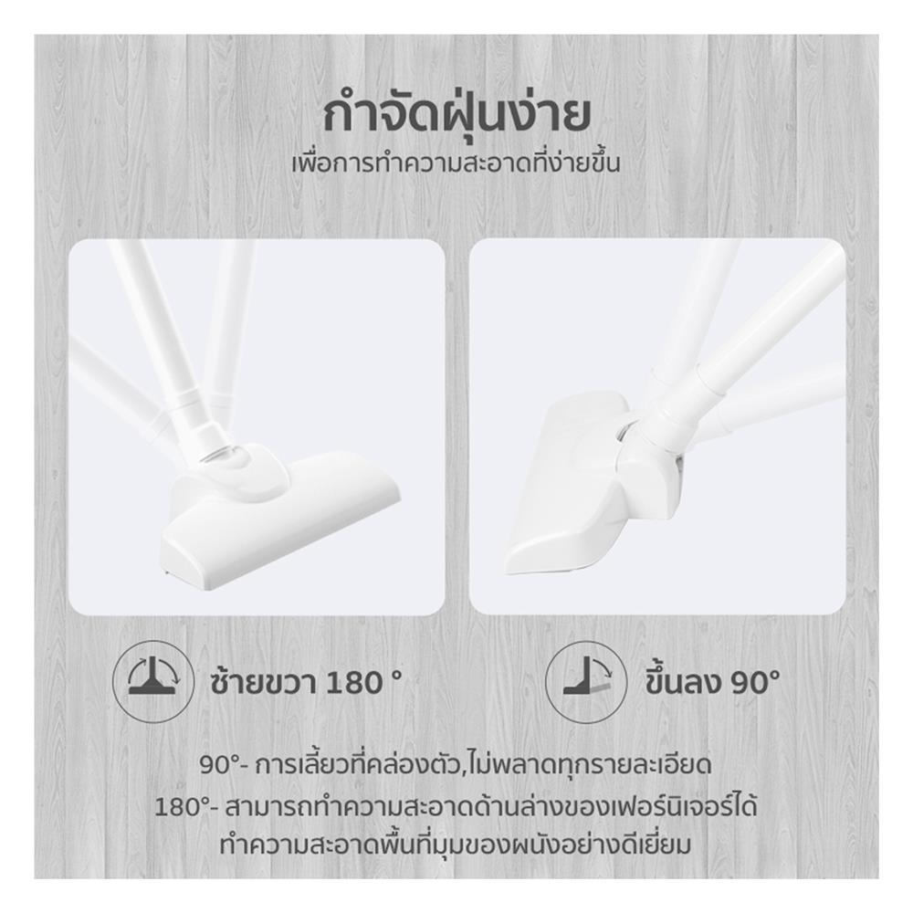 เครื่องดูดฝุ่นแบบด้าม SIMPLUS XCQH002WH00 สีขาว